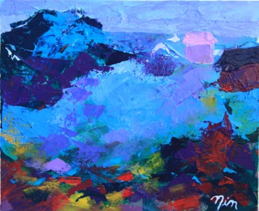 Painting titled "Paysage.jpg" by Nin Angem, Original Artwork