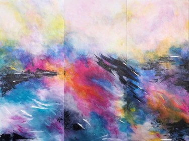 Painting titled "Emotional Deluge (T…" by Angie Chapman, Original Artwork, Acrylic