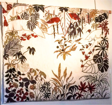 Artisanat intitulée "Automne Tropical" par Angelina, Œuvre d'art originale, Décoration de maison