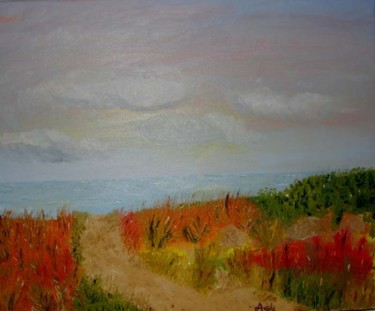 Painting titled "Dune de la Grande M…" by Aam, Original Artwork