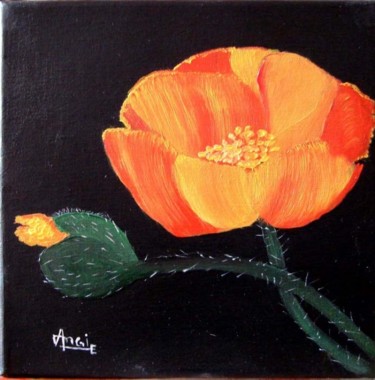 Painting titled "Escholsia" by Aam, Original Artwork