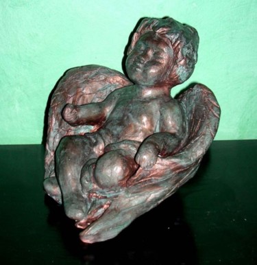 Sculpture titled "L'angelo" by Aam, Original Artwork