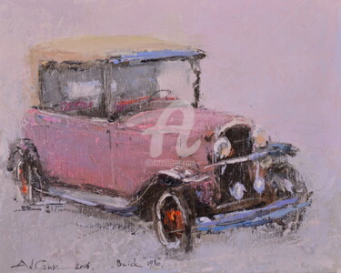 Painting titled ""Buick 1930" by Andrey Guk, Original Artwork, Oil