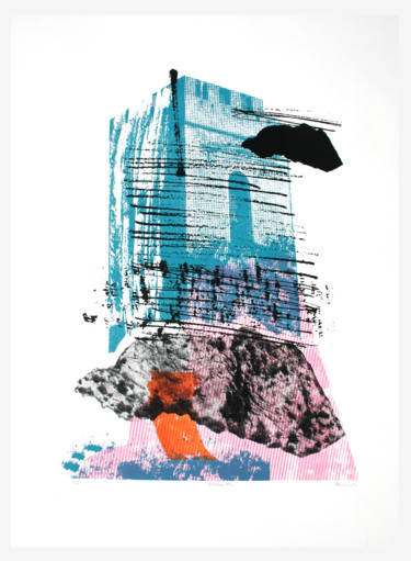 Obrazy i ryciny zatytułowany „Sisteron” autorstwa Angus Vasili, Oryginalna praca, Nadruk