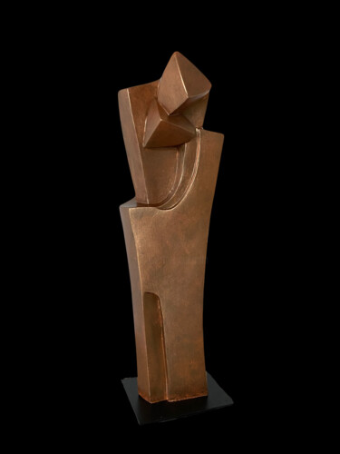 Sculpture intitulée "Étreinte" par Anh Diù, Œuvre d'art originale, Résine