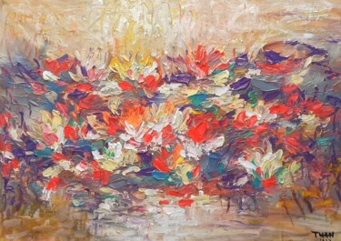 Malerei mit dem Titel "inspired by Monet..." von Anh  Tuan Le, Original-Kunstwerk, Acryl