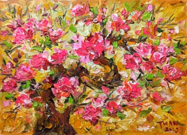 "Peach blossom 1" başlıklı Tablo Anh  Tuan Le tarafından, Orijinal sanat, Akrilik