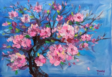 Painting titled "spring 2024" by Anh  Tuan Le, Original Artwork, Acrylic