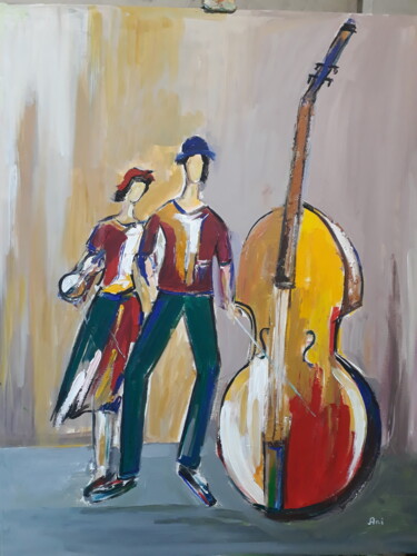 Картина под названием "Duet" - Ани Айрапетян, Подлинное произведение искусства, Акрил