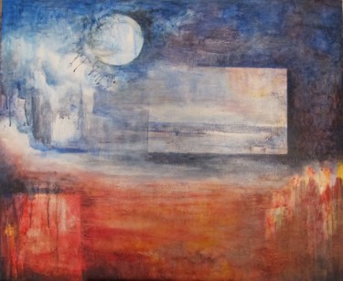 Painting titled "Vers un autre horiz…" by Anida Fernez, Original Artwork, Acrylic