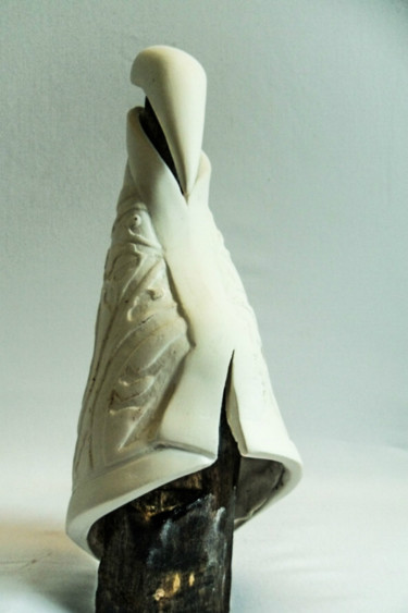 Sculpture intitulée "temps en médite" par Anik Fortin, Œuvre d'art originale, Céramique