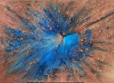 Pittura intitolato "Cratere" da Anila Dekovelli Ciccone, Opera d'arte originale, Acrilico