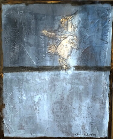 Pittura intitolato "The Mustang" da Anima E Mela, Opera d'arte originale, Acrilico Montato su Telaio per barella in legno