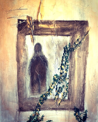 Painting titled "The Father" by Anima E Mela, Original Artwork, Acrylic