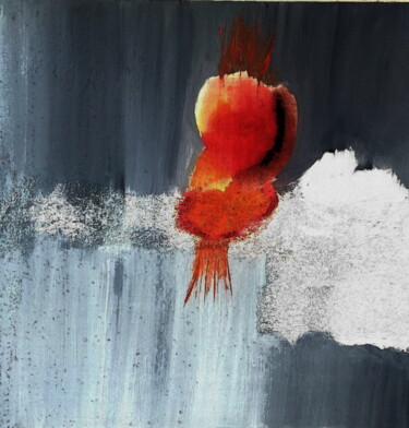 Картина под названием ""The Anger"" - Anima E Mela, Подлинное произведение искусства, Масло Установлен на Деревянная рама дл…