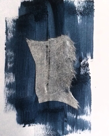 Textile Art titled ""Softness"" by Anima E Mela, Original Artwork, Fabric