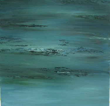 Painting titled "Waterscape" by Animesh Roy, Original Artwork