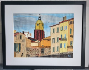 Pintura titulada "Couleurs de provinc…" por Anis Mabrouk, Obra de arte original, Acrílico