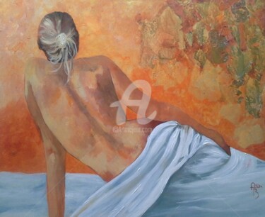 Painting titled "reverie" by Anita Boche, Original Artwork, Acrylic