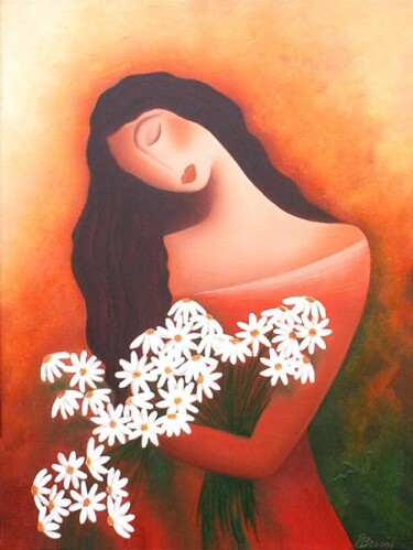 Peinture intitulée "summmer dream" par Anita Burnaz, Œuvre d'art originale