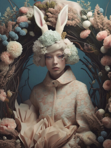 Arte digitale intitolato "Easter Magic No4" da Anita Kalmar, Opera d'arte originale, Immagine generata dall'IA