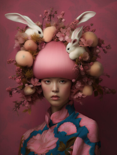 Arts numériques intitulée "Easter Magic No11" par Anita Kalmar, Œuvre d'art originale, Impression numérique