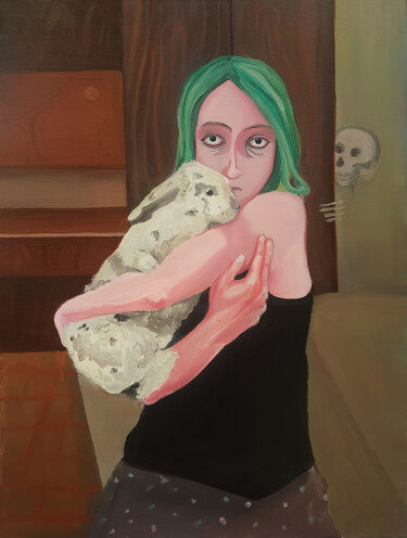 Peinture intitulée "The last day of our…" par Anita Machura, Œuvre d'art originale, Huile