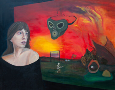Pittura intitolato "2020" da Anita Machura, Opera d'arte originale, Olio