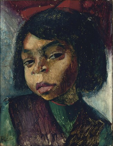 Malerei mit dem Titel "Portrait d'une jeun…" von Anita Rée, Original-Kunstwerk, Öl