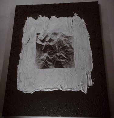 Картина под названием "Горы" - Anita Yarygina, Подлинное произведение искусства, Аэрограф Установлен на Деревянная рама для…