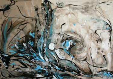Malerei mit dem Titel "'Destroyed'" von Aniya Ciel, Original-Kunstwerk, Acryl