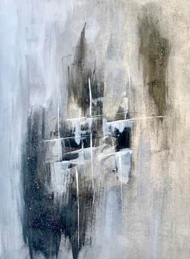 "Abstrakte Malerei G…" başlıklı Tablo Anja Hofmann tarafından, Orijinal sanat, Akrilik Ahşap Sedye çerçevesi üzerine monte e…
