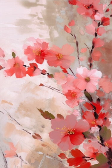Digitale Kunst getiteld "Spring splendor" door Anja Rudko, Origineel Kunstwerk, 2D Digital Work