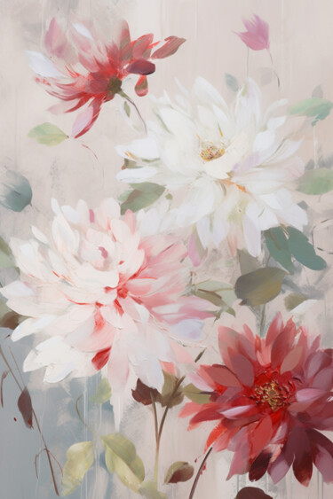 Digitale Kunst mit dem Titel "Tenderness of spring" von Anja Rudko, Original-Kunstwerk, 2D digitale Arbeit