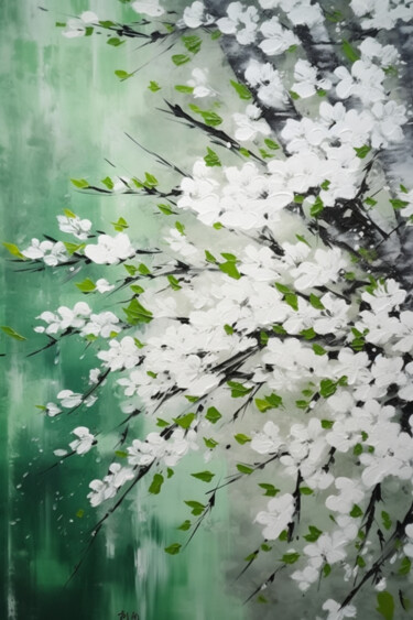 Digital Arts titled "spring miracle" by Anja Rudko, Original Artwork, AI generated image