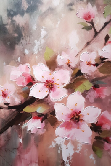 Digital Arts titled "Fabulous flowering" by Anja Rudko, Original Artwork, AI generated image