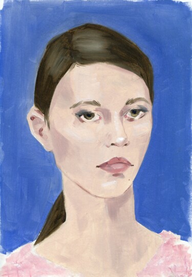 Pintura titulada "Portrait 14" por Anja Rudko, Obra de arte original, Oleo