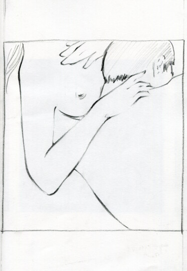 Dessin intitulée "Sketch 2" par Anja Rudko, Œuvre d'art originale, Crayon