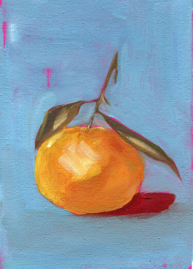 Pintura intitulada "Tangerine" por Anja Rudko, Obras de arte originais, Óleo