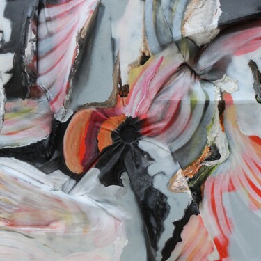 Peinture intitulée "Zoom sur un plexus…" par Anka Girls, Œuvre d'art originale, Bombe aérosol