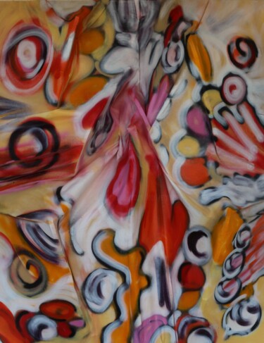 Картина под названием "Woman" - Anka Girls, Подлинное произведение искусства, Рисунок распылителем краски