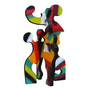 Sculpture titled "U4" by Anka Girls, Original Artwork, Spray paint