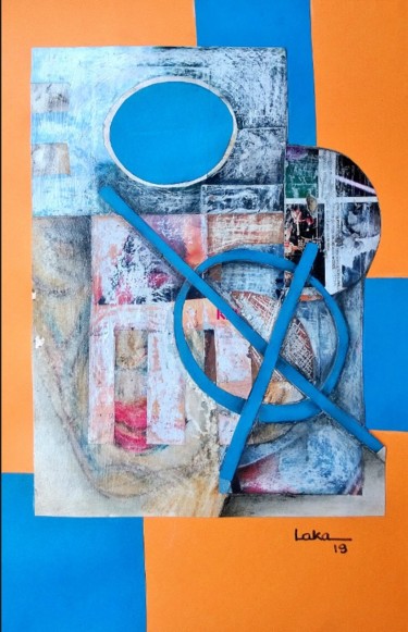 Collages titled "Matrice Intemporell…" by Laka, Original Artwork, Collages