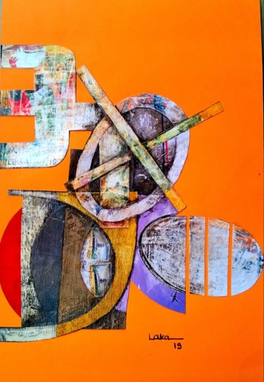 Collages intitulée ""Matrices intempore…" par Laka, Œuvre d'art originale, Collages