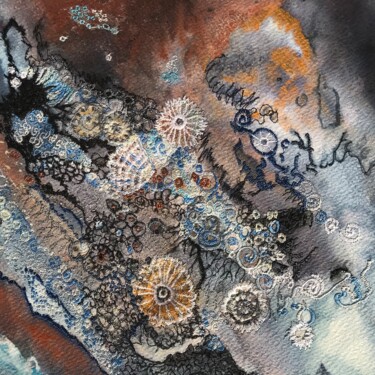 Картина под названием "On the face of it" - Ann Dunbar, Подлинное произведение искусства, Акрил