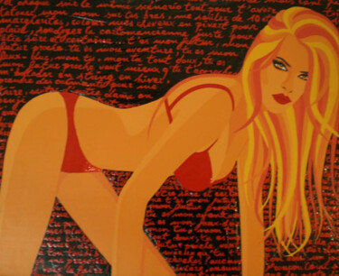 Painting titled "Tout pour..." by Ann'Soco, Original Artwork, Other
