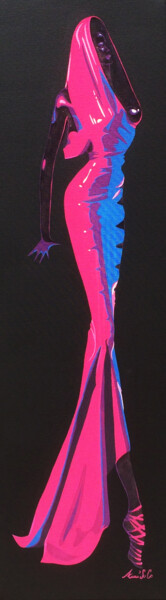 " Muse Alaïènne " Peinture intitulée "" Muse Alaïènne "" par Ann'Soco, Œuvre d'art originale, Acrylique