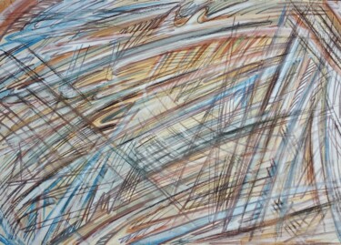 "Абстрактное" başlıklı Tablo Анна Ягужинская tarafından, Orijinal sanat, Guaş boya