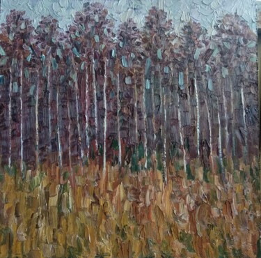 Картина под названием "Ноябрь уж наступил" - Анна Ягужинская, Подлинное произведение искусства, Масло