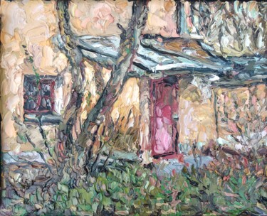 Malarstwo zatytułowany „Кусочек Москвы” autorstwa Анна Ягужинская, Oryginalna praca, Olej